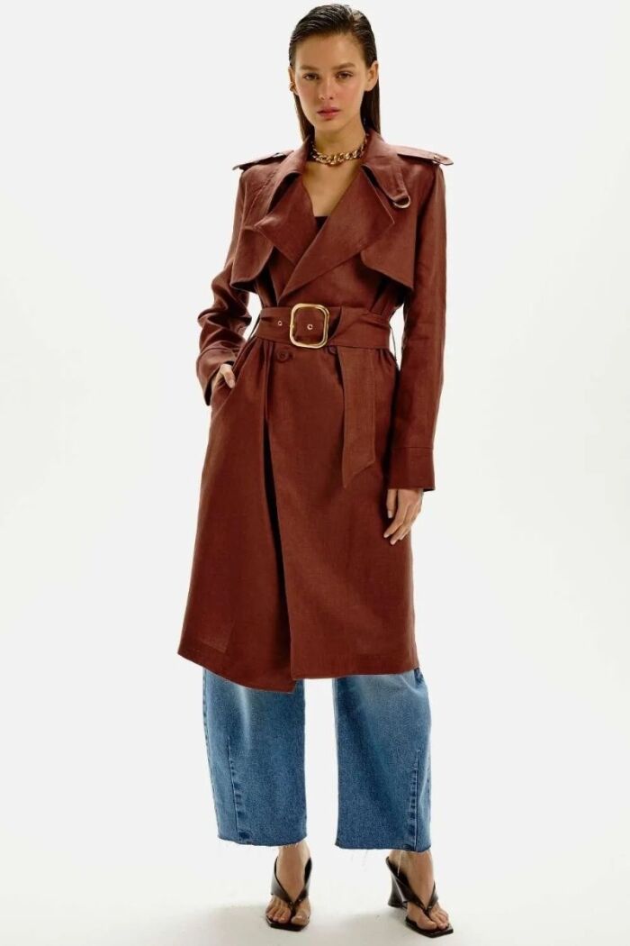 Imagem de Casaco Angélica Marrom Cobertura Le Blog