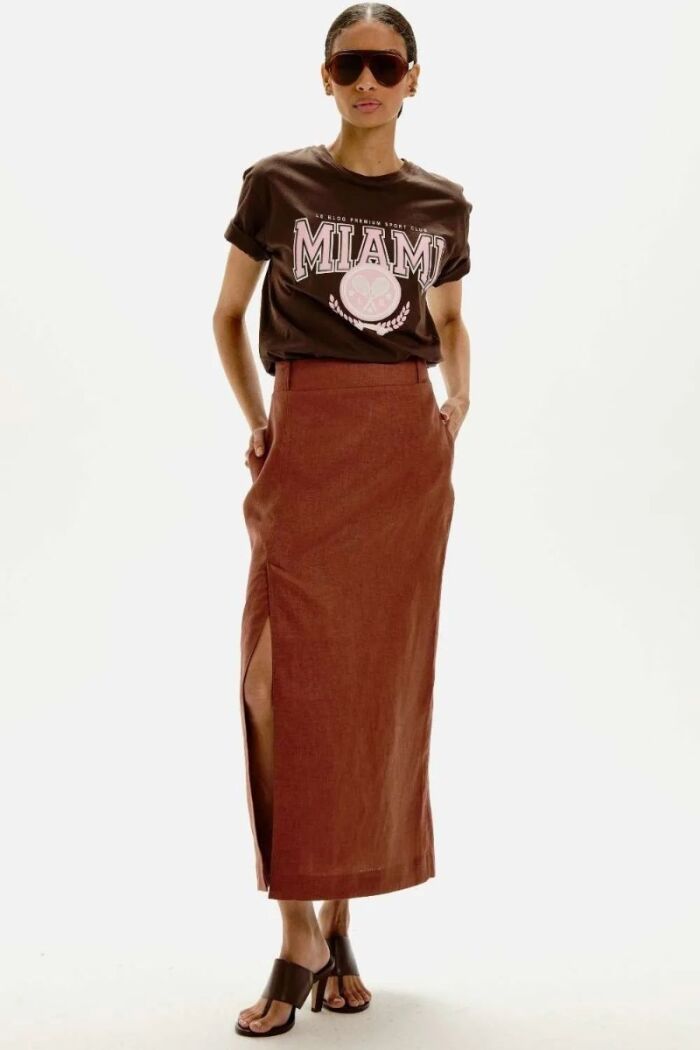 Imagem de Saia Angélica Marrom Cobertura Le Blog