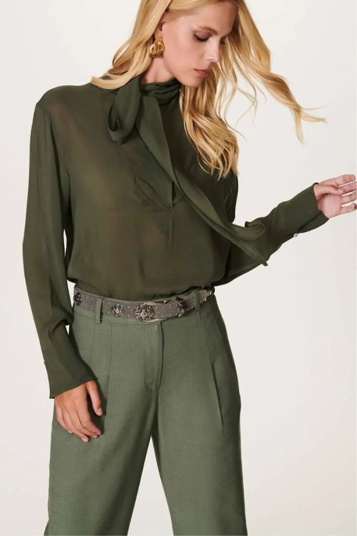 Imagem de Calça Angela Verde Cacto Le Blog