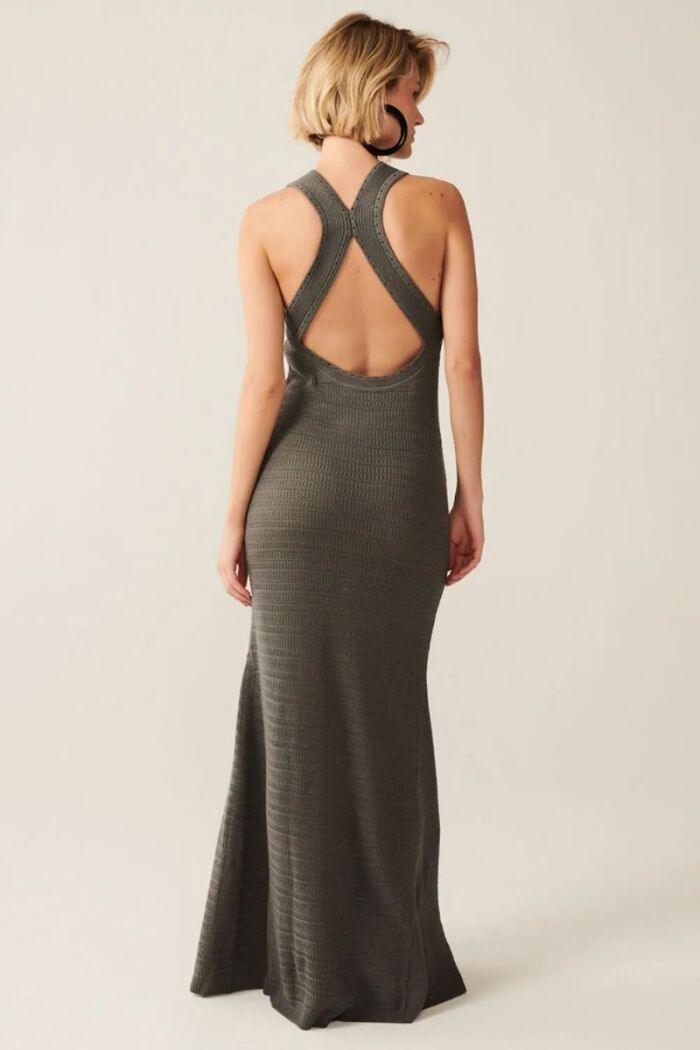 Imagem de Vestido Agatha Cinza Stone