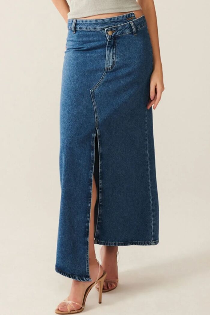 Imagem de Saia Tamy Jeans Le Blog