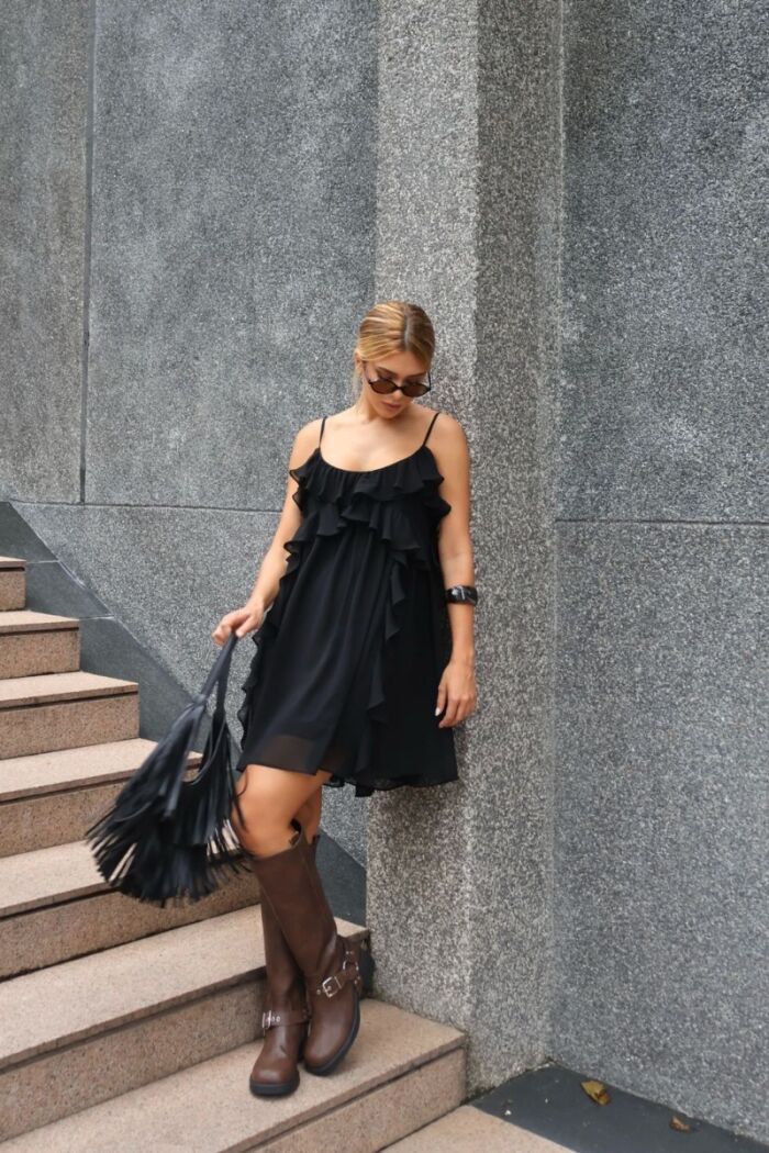 Imagem de Vestido Melinda Preto D´teliê