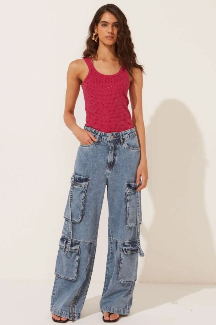 Imagem de Calça Valentina Jeans Tradicional Le Blog