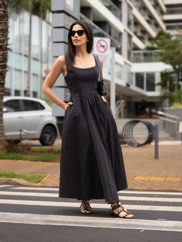 Imagem de Vestido Alabama V2 Preto Olívia