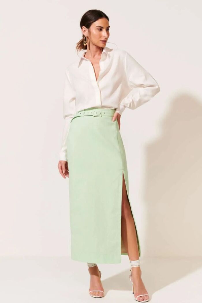 Imagem de Saia Samara Verde Matcha Le Blog