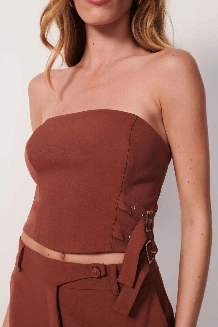 Imagem de Corselet Maju Marrom Nutschell Le Blog