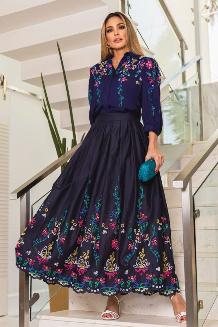 Imagem de Isa Saia Longa Marie Mercié