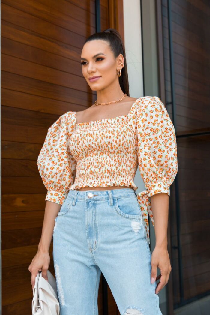 Imagem de Cropped Sara Estampado Desnude