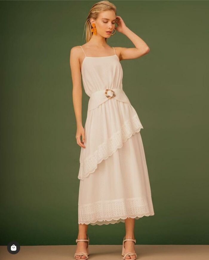 Imagem de Vestido Bordado com Cinto Zen