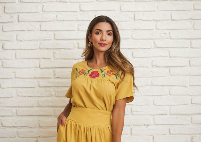 Imagem de Blusa Bordada Aquarella