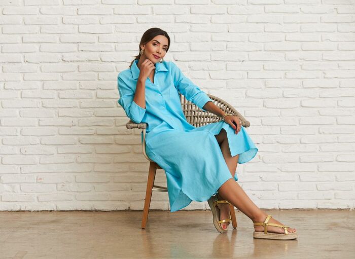 Imagem de Saída Azul Aquarella