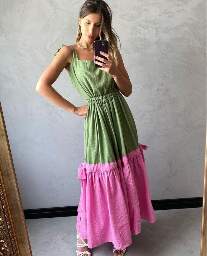 Imagem de Vestido Bicolor Bardoh