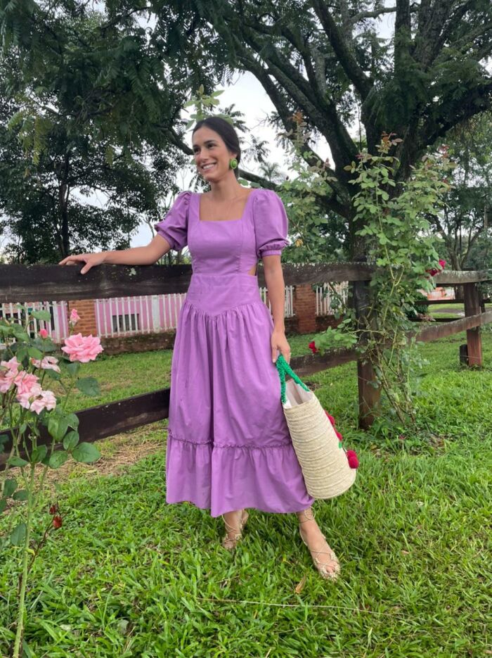 Imagem de Vestido Roxo Aquarella