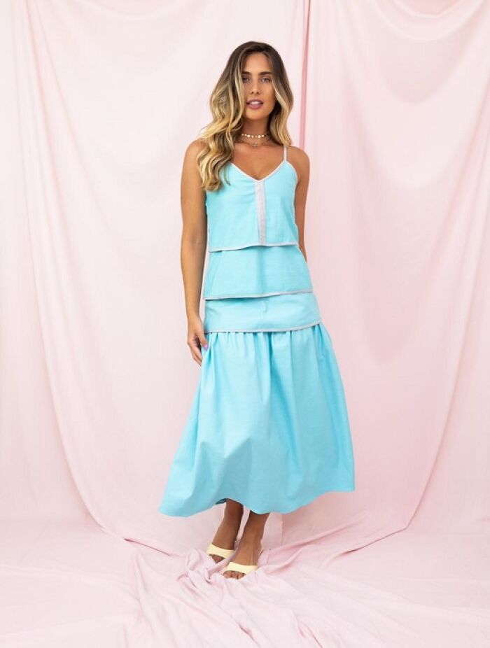 Imagem de Vestido Babados Aquarella