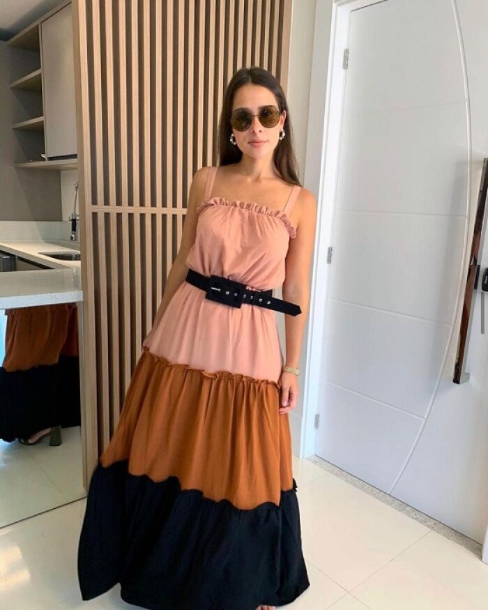 Imagem de Vestido Tricolor Bardoh