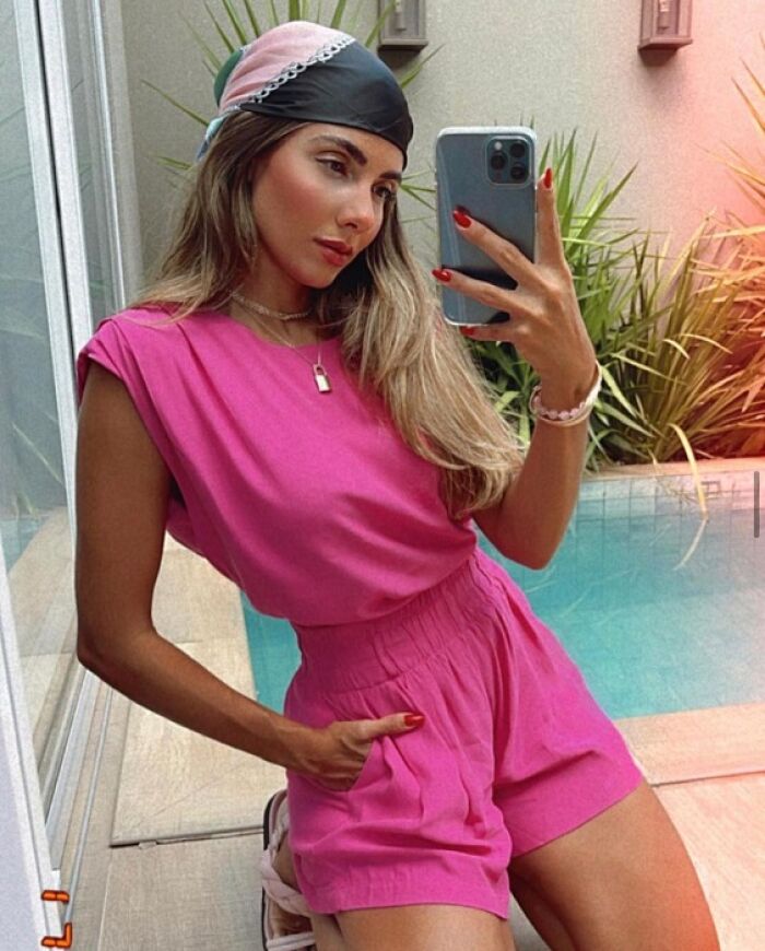 Imagem de Conjunto Crepe Pink Lulu