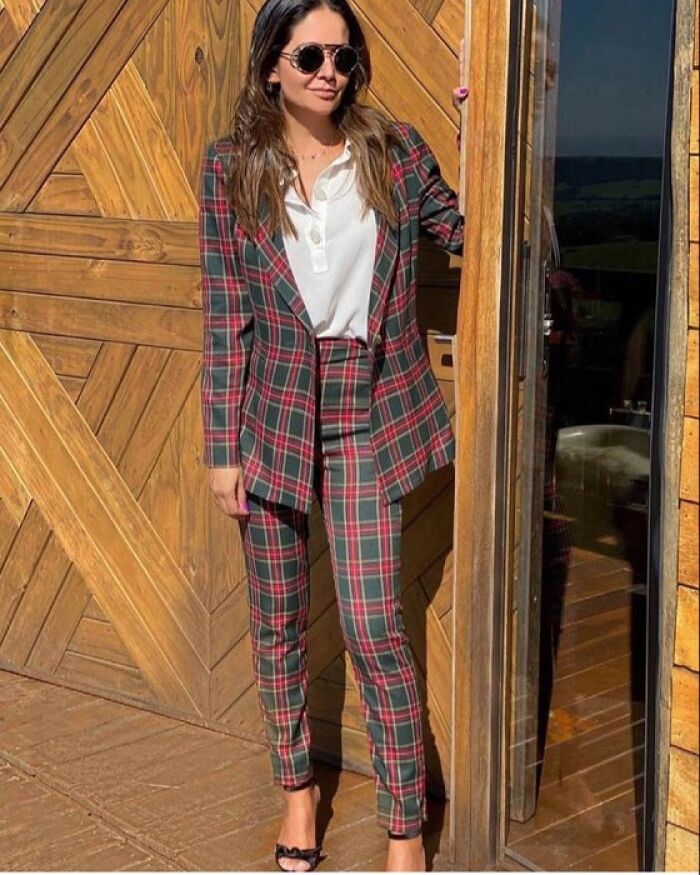 Imagem de Calça Cigarrete Xadrez Lulu