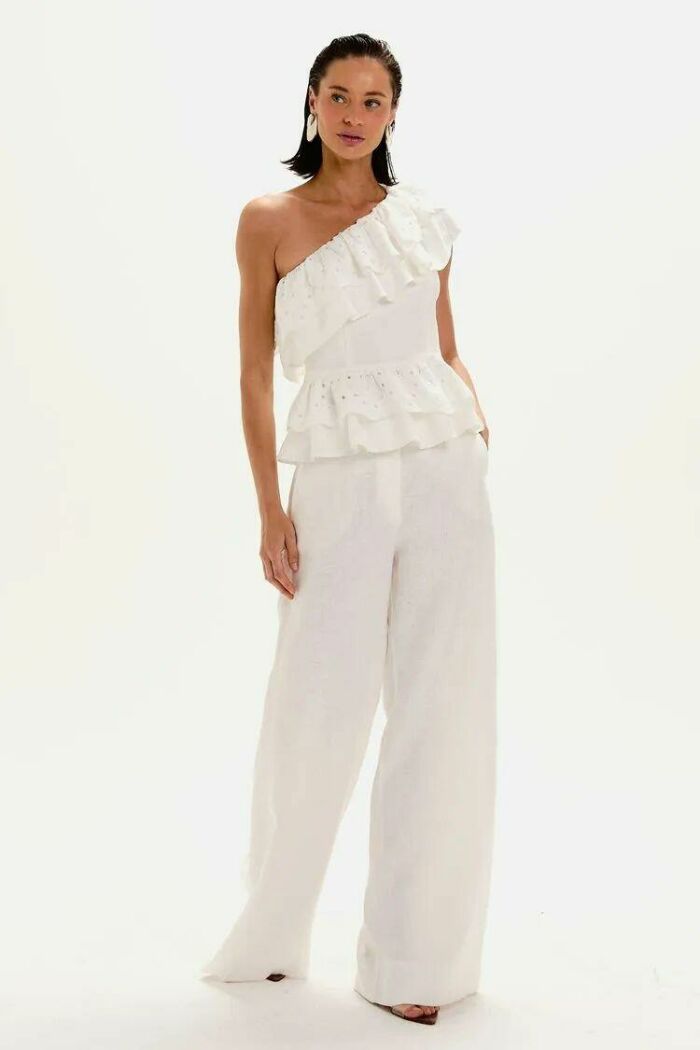 Imagem de Calça Francine Off White Le Blog