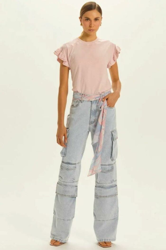 Imagem de Calça Jeans New Melissa Jeans Claro Le Blog