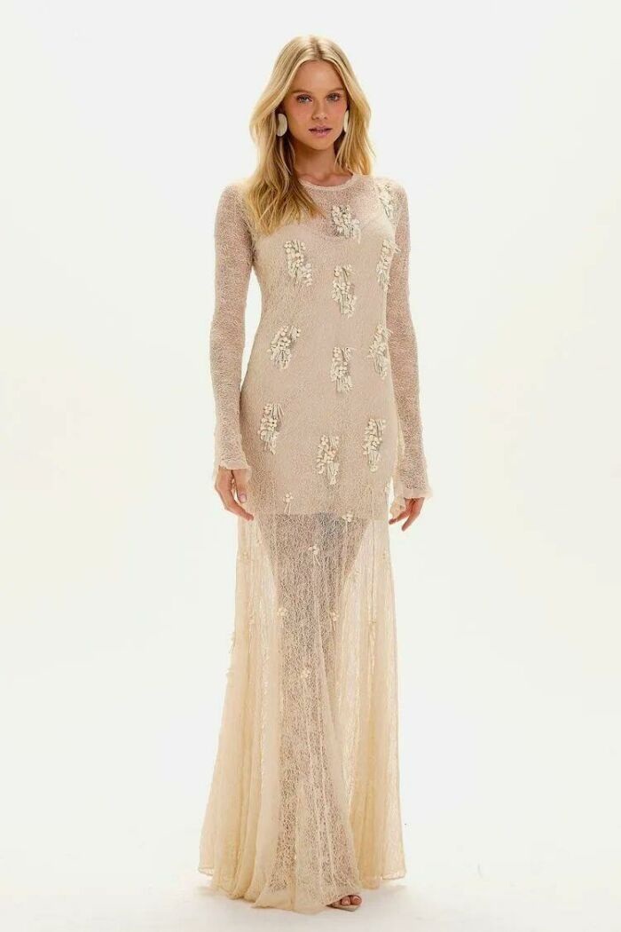 Imagem de Vestido Iza Natural Le Blog