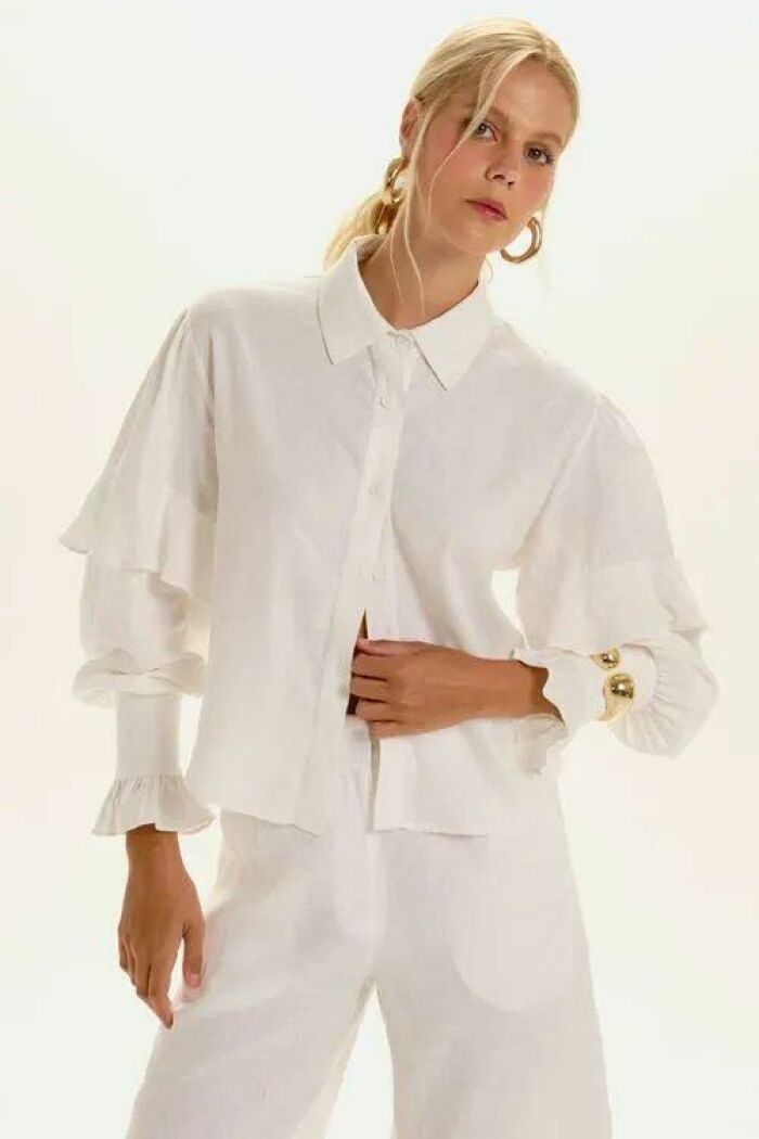 Imagem de Camisa Nadine Off White Le Blog