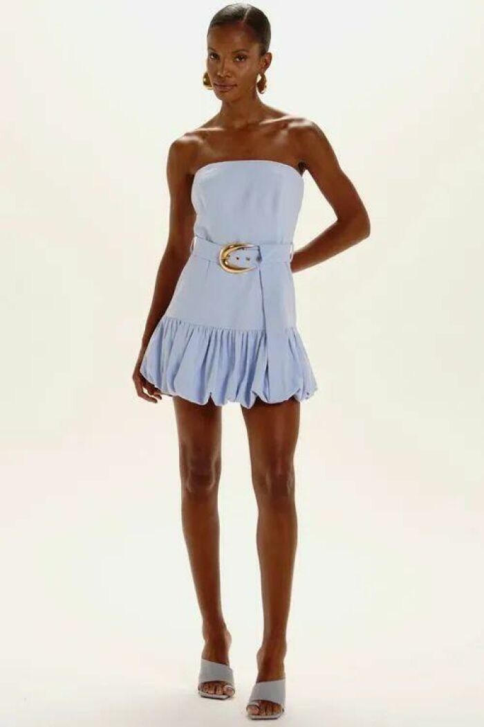 Imagem de Vestido Tânia Azul Moody Le Blog