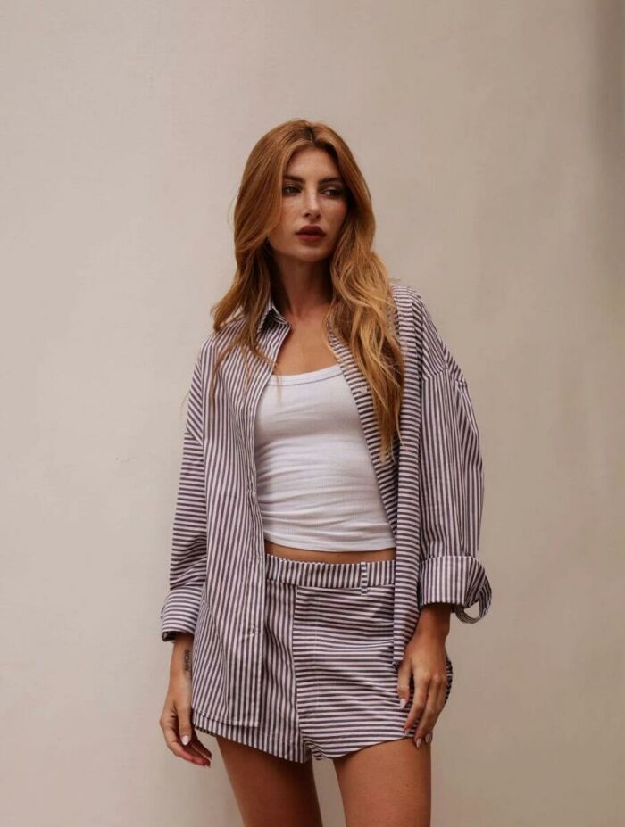 Imagem de Conjunto Cléo Listrado Cloude