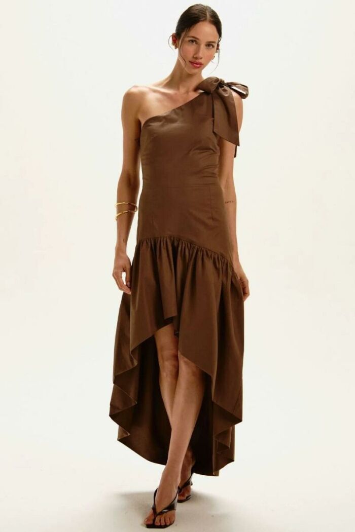 Imagem de Vestido Jenifer Marrom Ganache Le Blog