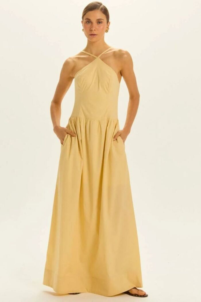 Imagem de Vestido Gisa Amarelo Grace Le Blog