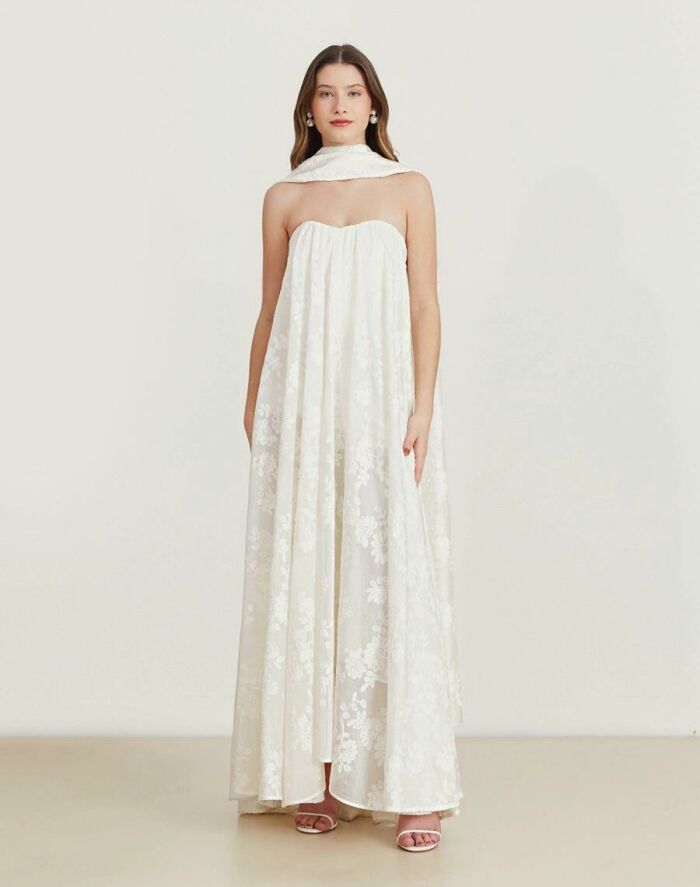 Imagem de Vestido Helen Branco Amissima