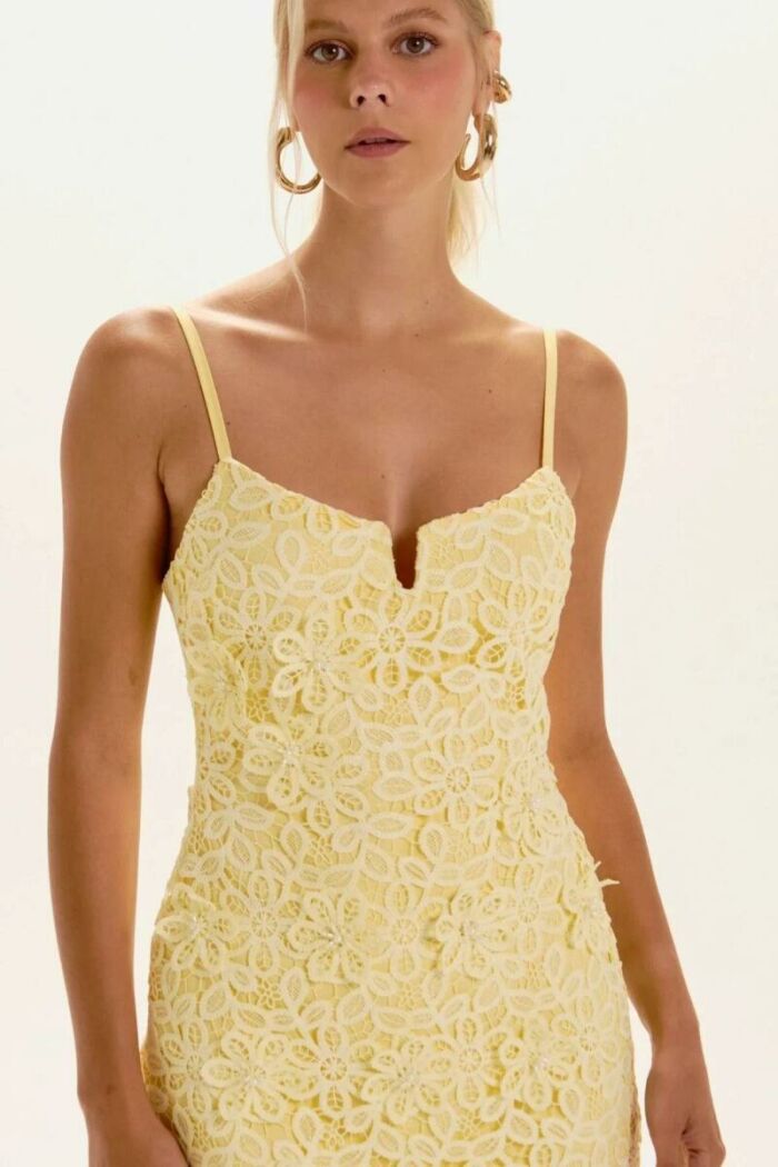 Imagem de Vestido Curto Julieta Amarelo Light Le Blog