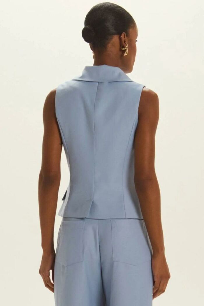 Imagem de Colete Pâmela Azul Denin Claro Le Blog