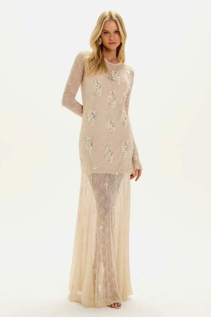 Imagem de Vestido Iza Natural Le Blog