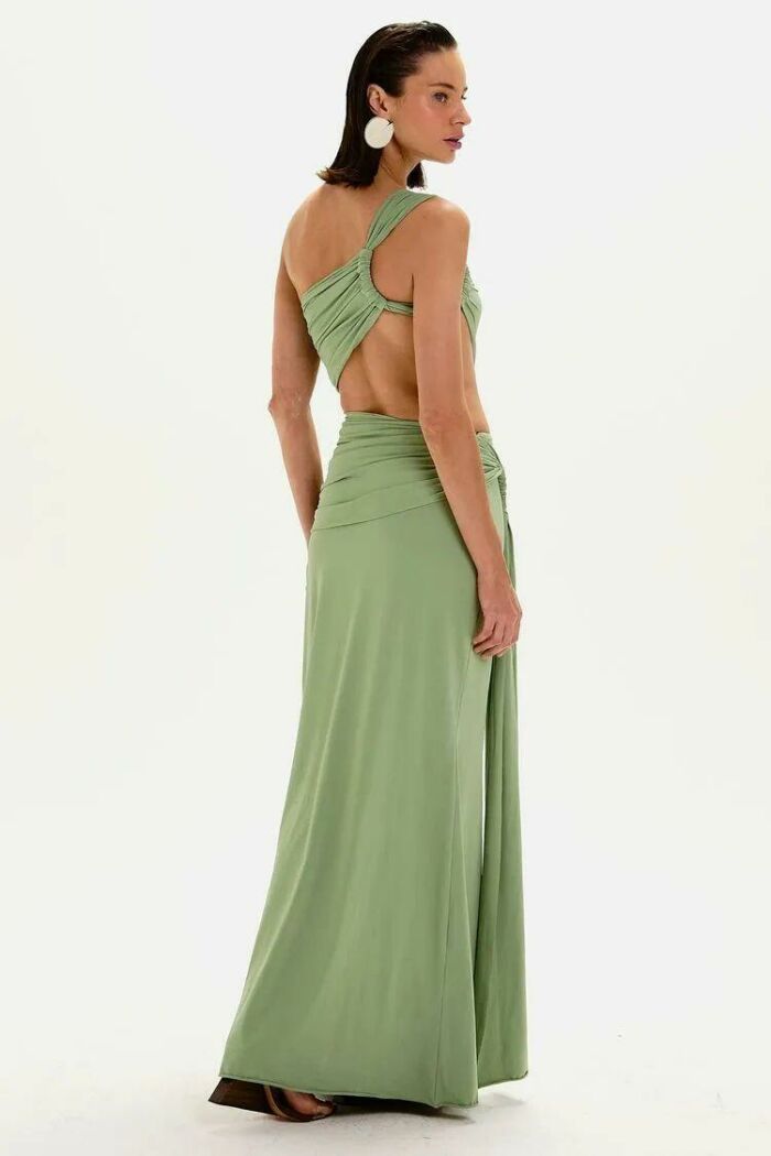 Imagem de Vestido Desirre Verde Mineral Le Blog