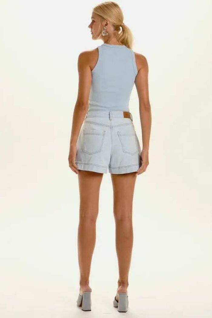 Imagem de Shorts Jeans Flávia Ice Blue Le Blog