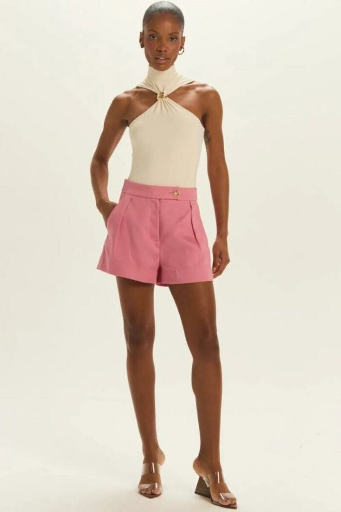 Imagem de Shorts Nelly Rosa Bela Le Blog