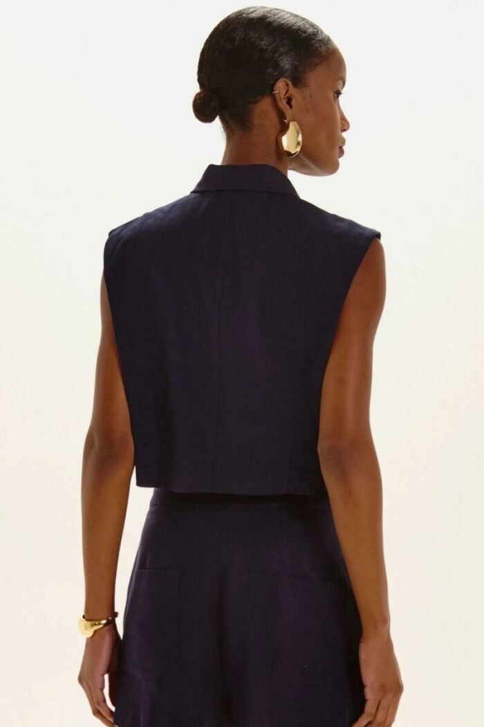 Imagem de Colete Isis Azul Marinho Le Blog