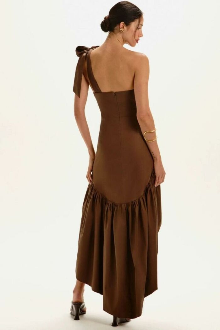 Imagem de Vestido Jenifer Marrom Ganache Le Blog