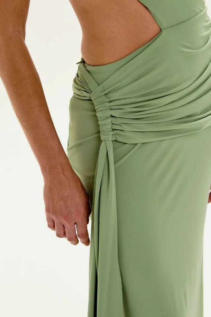 Imagem de Vestido Desirre Verde Mineral Le Blog