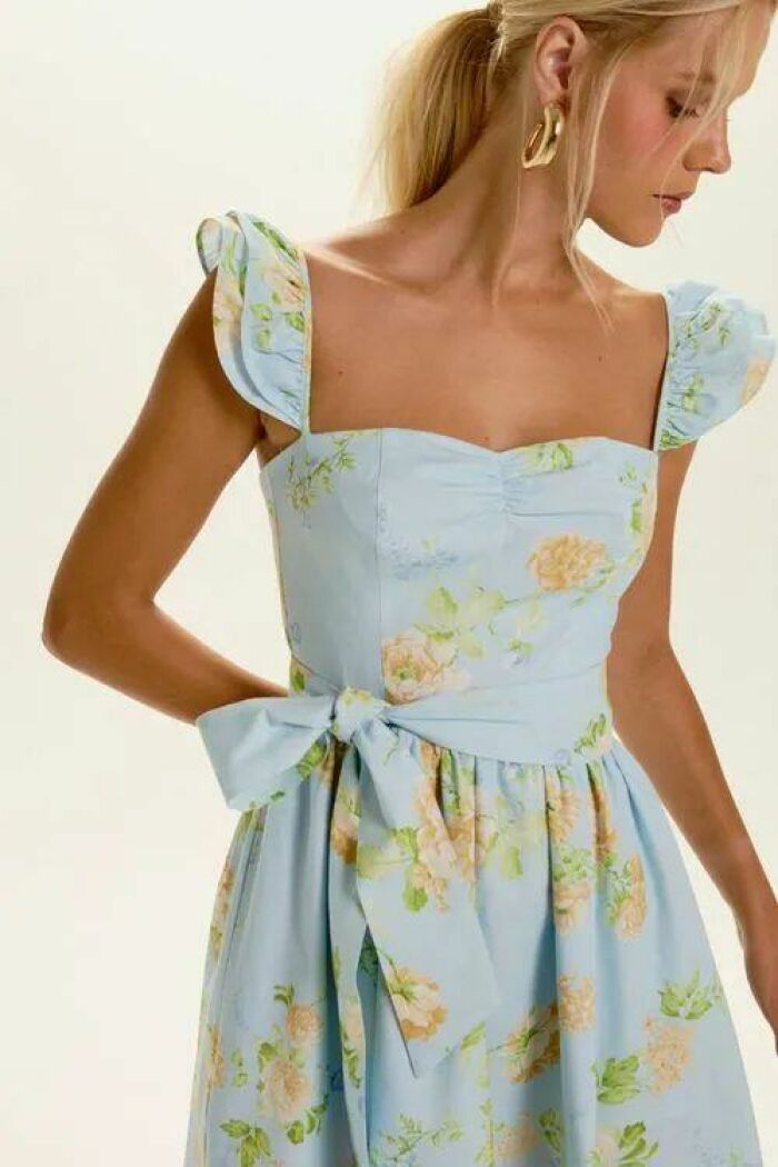 Imagem de Vestido Mídi Luna Ice Flower Le Blog