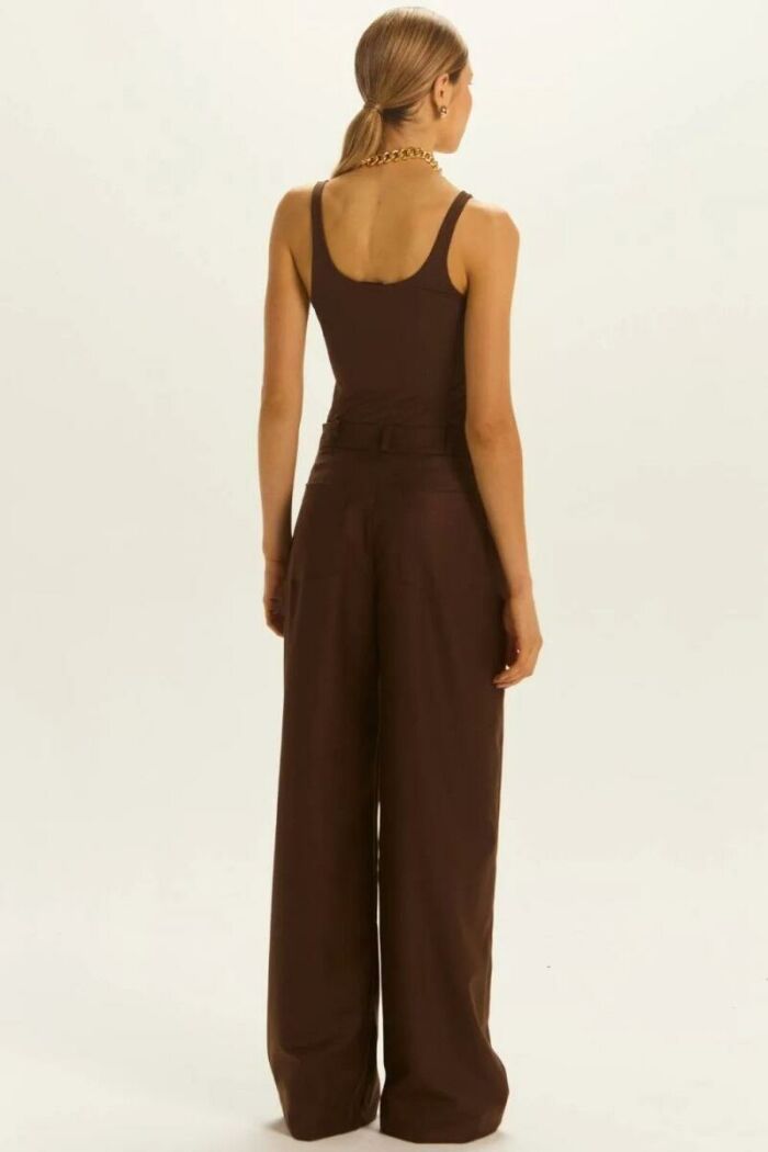 Imagem de Calça Pâmela Marrom Coffee Le Blog