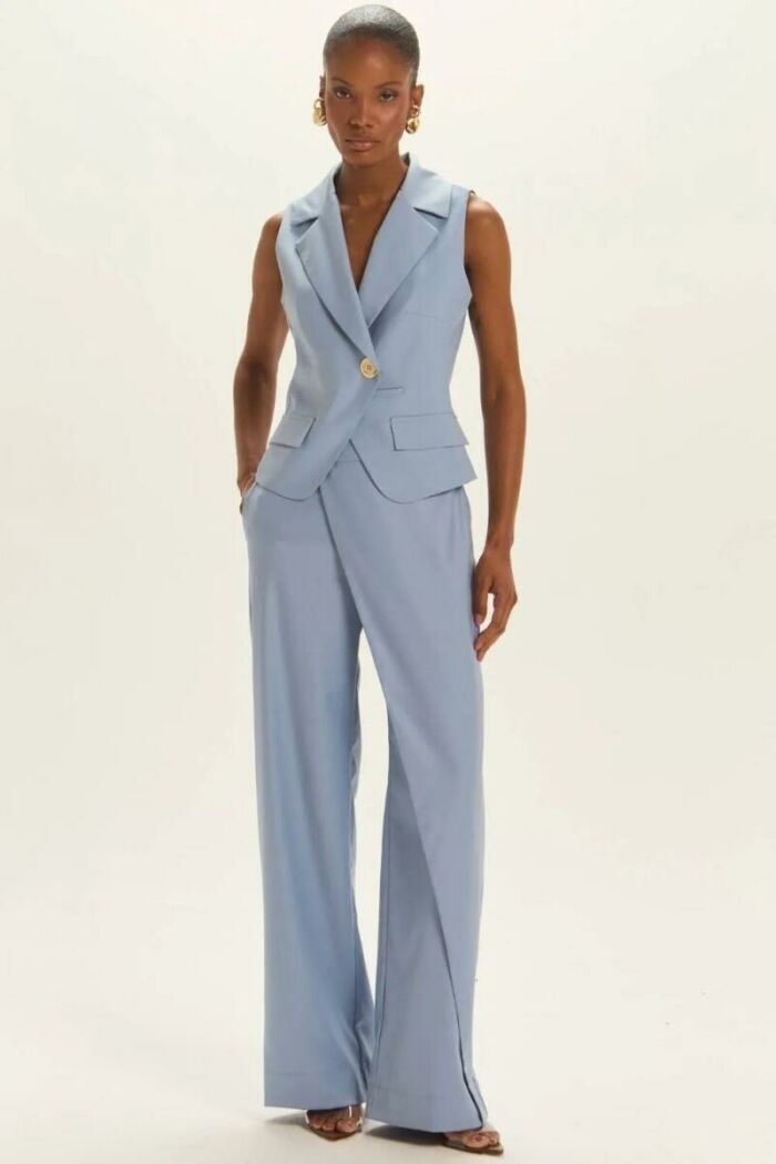 Imagem de Colete Pâmela Azul Denin Claro Le Blog