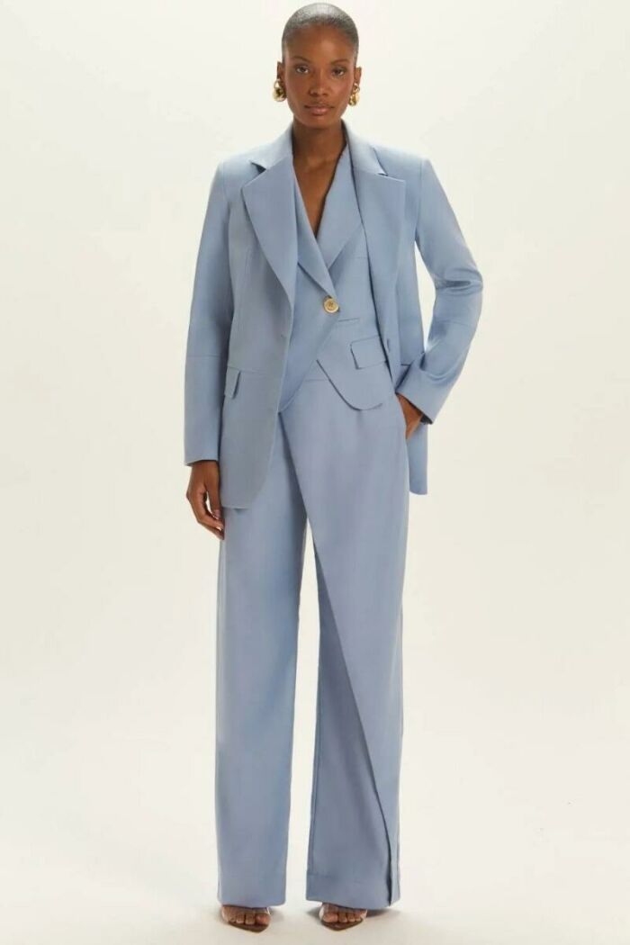 Imagem de Calça Pâmela Azul Denin Claro Le Blog