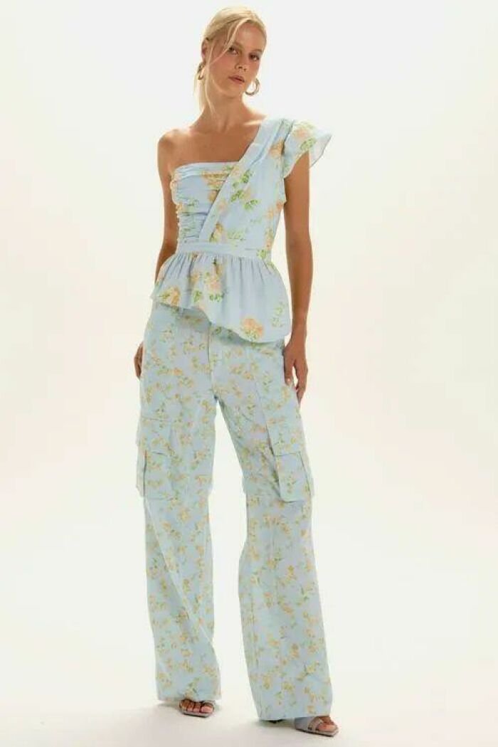 Imagem de Calça Estampada Luna Mini Ice Flower Le Blog