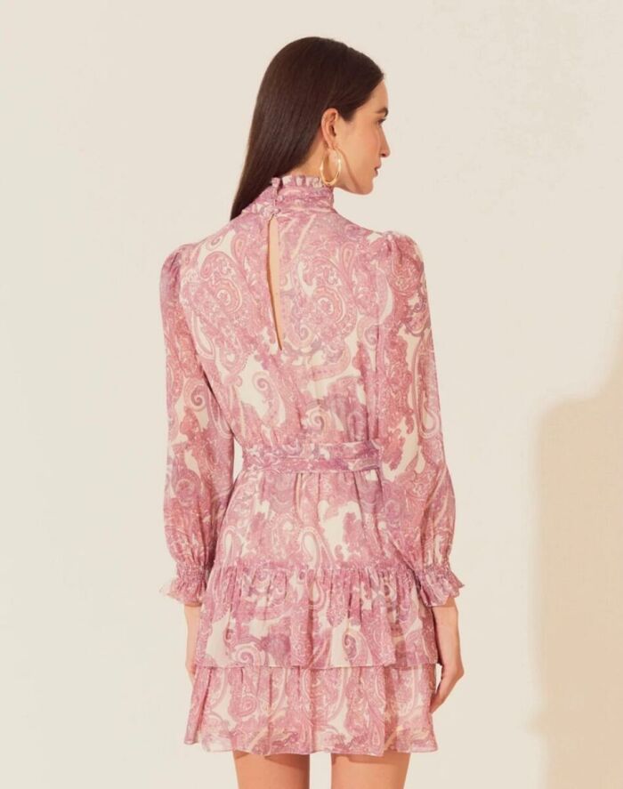 Imagem de Vestido Curto Paloma Multicolorido Amissima