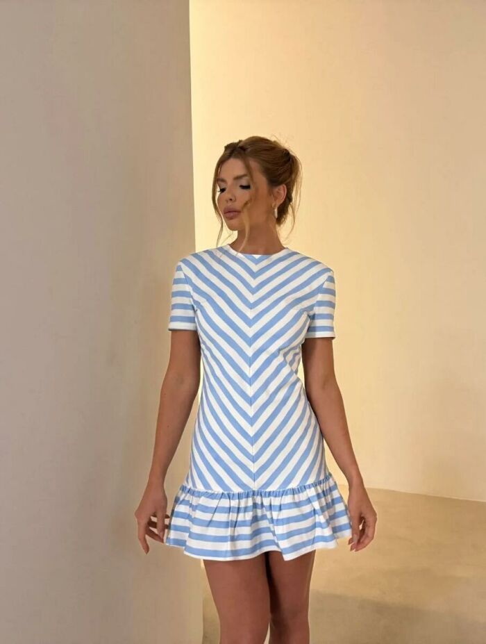 Imagem de Vestido Catarina Listrado Cloude