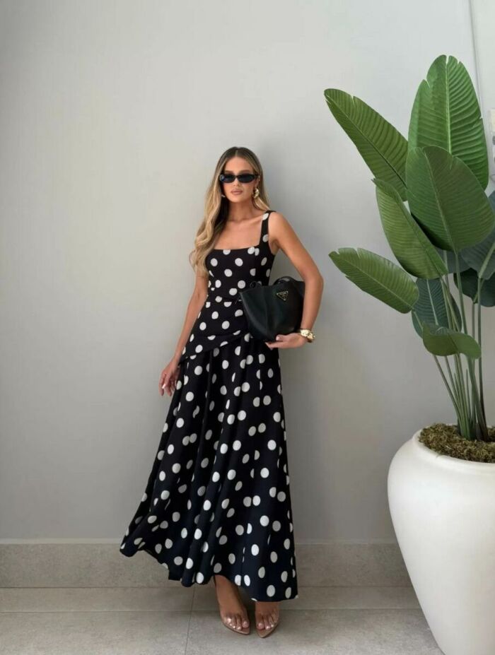 Imagem de Vestido Zilu Poá Cloude