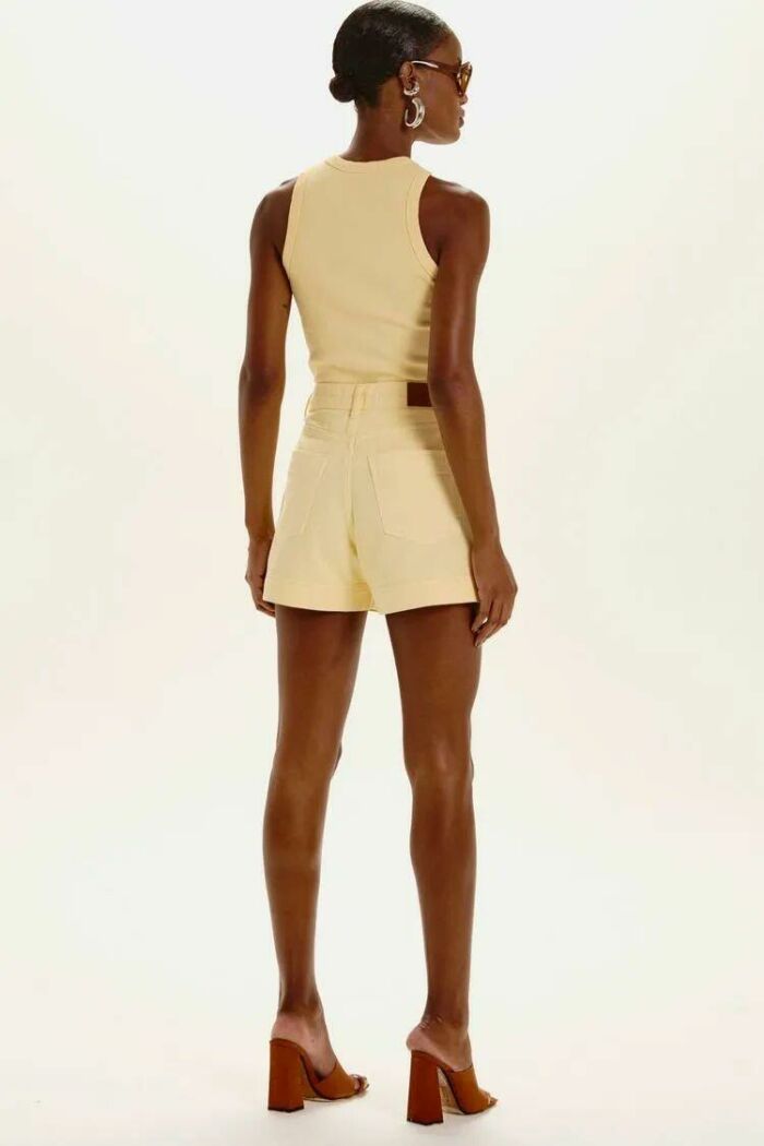 Imagem de Shorts Sarja Flávia Amarelo LIght Le Blog