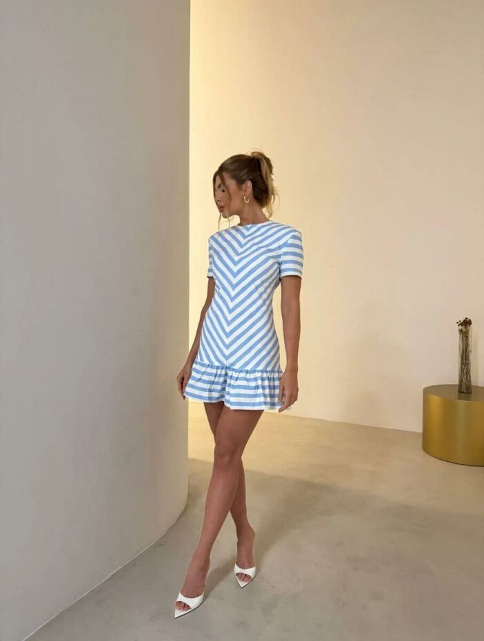 Imagem de Vestido Catarina Listrado Cloude