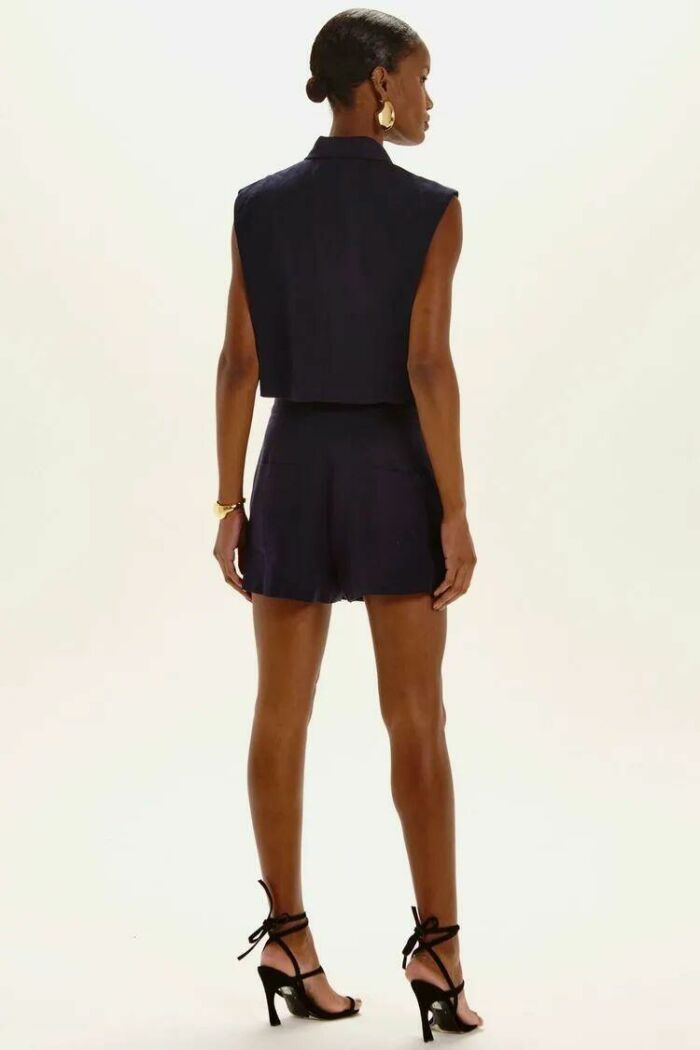 Imagem de Shorts Saia Isis Azul Marinho